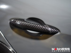 Alfa Romeo Giulia Exterior Door Handle Cover Set - Carbon Fiber Alfa Romeo Giulia Exterior Door Handle Cover Set - Carbon Fiber